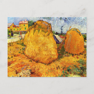 Haystacks in Provence door Vincent van Gogh Briefkaart