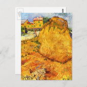 Haystacks in Provence door Vincent van Gogh Briefkaart (Voorkant / Achterkant)