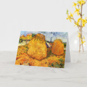 Haystacks in Provence door Vincent van Gogh Kaart (Gele Bloem)