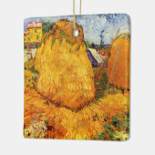 Haystacks in Provence door Vincent van Gogh Keramisch Ornament (Links)