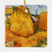 Haystacks in Provence door Vincent van Gogh Keramisch Ornament (Voorkant)