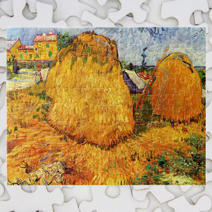 Haystacks in Provence door Vincent van Gogh Legpuzzel