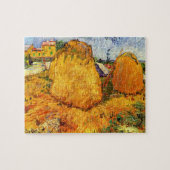 Haystacks in Provence door Vincent van Gogh Legpuzzel (Horizontaal)