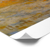 Haystacks op sneeuw van Claude Monet Poster (Hoek)