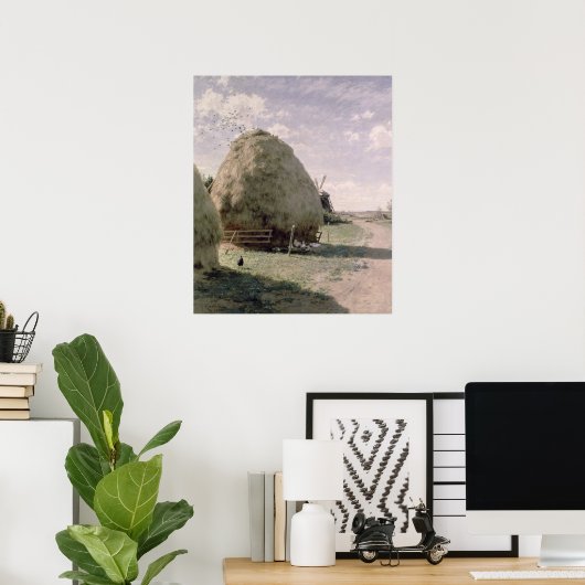 Haystacks Poster (Thuiskantoor)