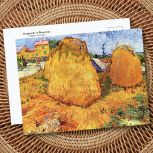 Haystacks Provence Vincent van Gogh Briefkaart