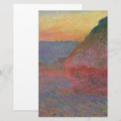 Haystacks (van Claude Monet) Briefpapier (Voorkant / Achterkant)