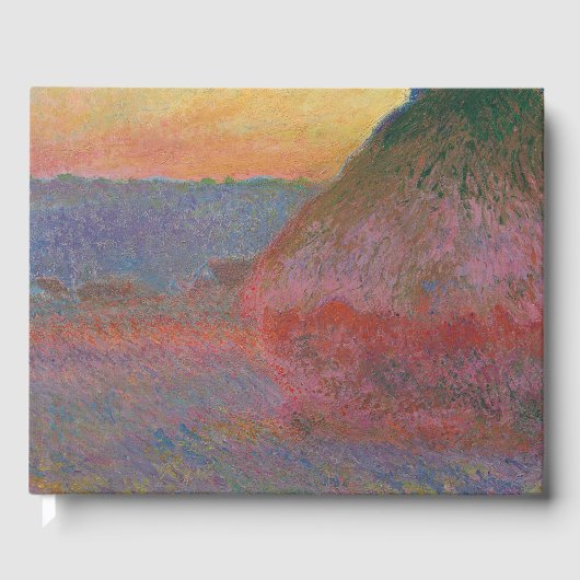 Haystacks (van Claude Monet) Gastenboek (Voorkant)