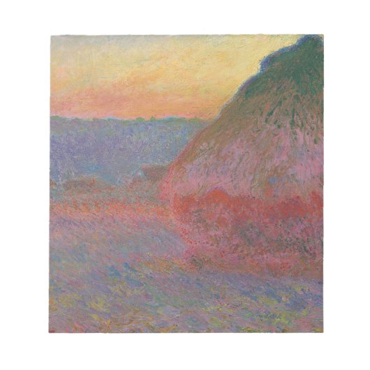 Haystacks (van Claude Monet) Notitieblok (Voorkant)
