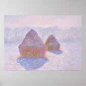 Haystacks van Claude Monet Poster (Voorkant)