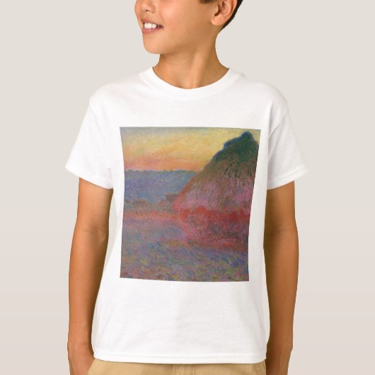 Haystacks (van Claude Monet) T-shirt (Voorkant)