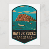 Haytor Rocks Dartmoor National Park Briefkaart (Voorkant)
