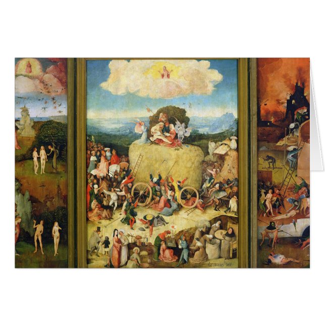Haywain, 1515 (Voorkant Horizontaal)