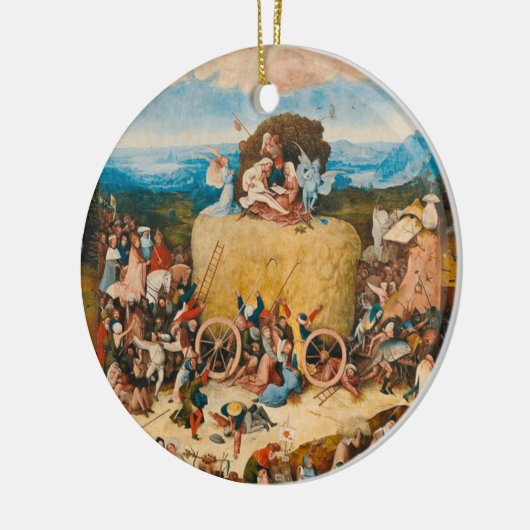 Haywain Triptych - Hieronymus Bosch Keramisch Ornament (Links)
