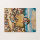 Haywain Triptych - Hieronymus Bosch Legpuzzel (Horizontaal)