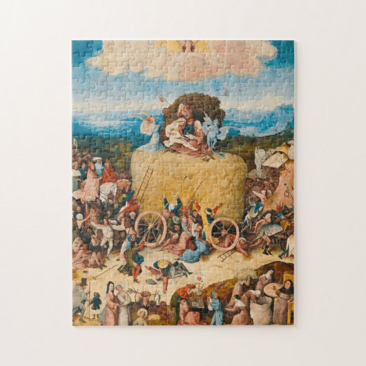 Haywain Triptych - Hieronymus Bosch Legpuzzel (Verticaal)