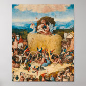 Haywain Triptych - Hieronymus Bosch Poster (Voorkant)