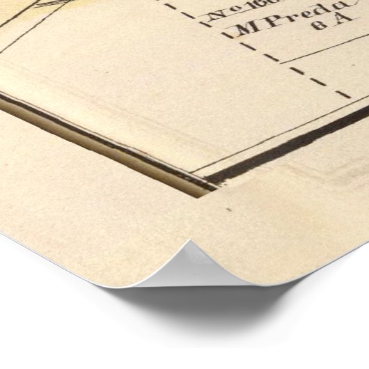 Hayward CA Map (1878) Poster (Hoek)