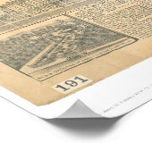 Hayward, CA. Panoramische kaart (0696A) Poster (Hoek)