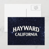 Hayward California Briefkaart (Voorkant / Achterkant)