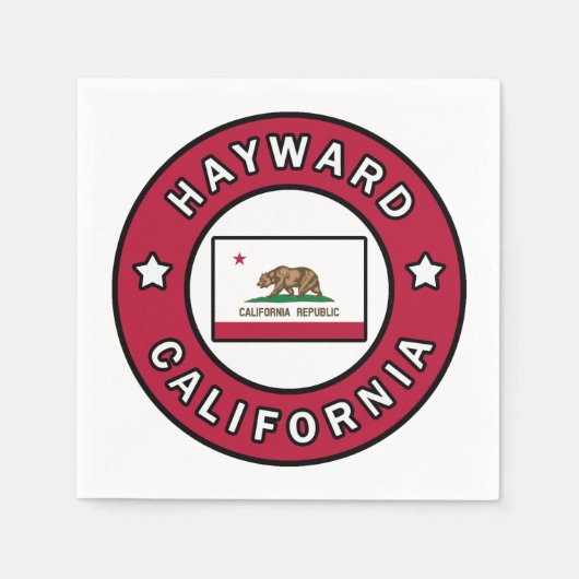 Hayward California Servet (Voorkant)