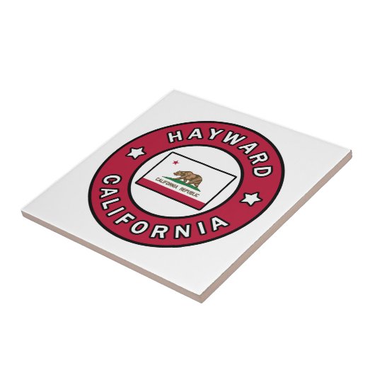 Hayward California Tegeltje (Zijkant)