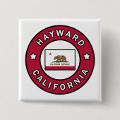 Hayward California Vierkante Button 5,1 Cm (Voorkant)