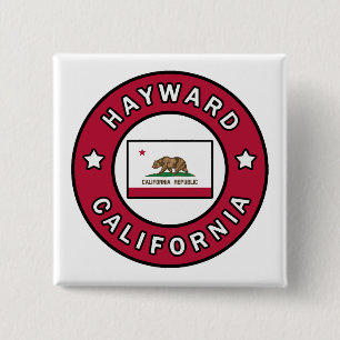 Hayward California Vierkante Button 5,1 Cm