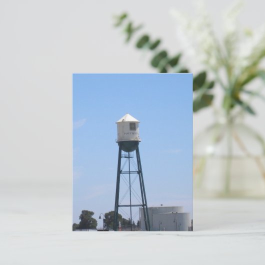 Hayward Water Tower Briefkaart (Staand voorkant)