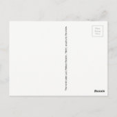 Hayward, Wisconsin Briefkaart (Achterkant)