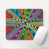 Haywire in Neon Mousepad Muismat (Met muis)