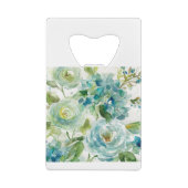 HAZ06 Cool Waterverf Floral.tif Creditkaart Flessenopener (Achterkant)
