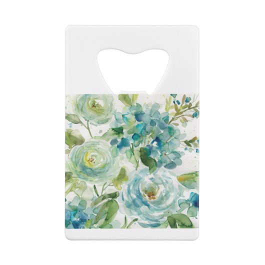 HAZ06 Cool Waterverf Floral.tif Creditkaart Flessenopener (Achterkant)