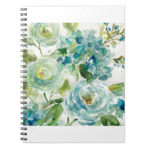HAZ06 Cool Waterverf Floral.tif Notitieboek