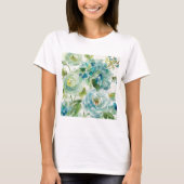 HAZ06 Cool Waterverf Floral.tif T-shirt (Voorkant)