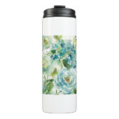 HAZ06 Cool Waterverf Floral.tif Thermosbeker (Voorkant)