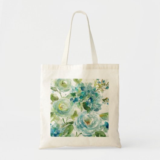 HAZ06 Cool Waterverf Floral.tif Tote Bag (Voorkant)