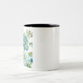 HAZ06 Cool Waterverf Floral.tif Tweekleurige Koffiemok (Center)