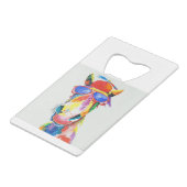 HAZ29 Horse.tif Creditkaart Flessenopener (Achterkant Gekanteld)