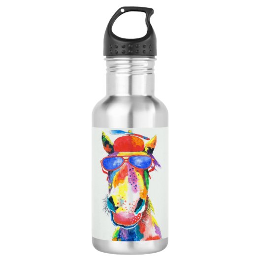 HAZ29 Horse.tif Waterfles (Voorkant)