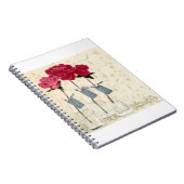 HAZ35 Geïnspireerd roze.tif Notitieboek (Rechterzijde)