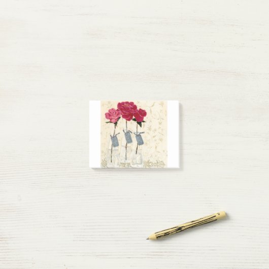 HAZ35 Geïnspireerd roze.tif Post-it® Notes (Op bureau)