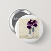 HAZ36 Geïnspireerd Paars.tif Ronde Button 5,7 Cm (Voorkant /achterkant)