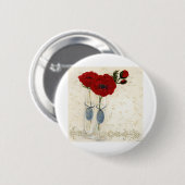 HAZ37 Geïnspireerd rood.tif Ronde Button 5,7 Cm (Voorkant /achterkant)