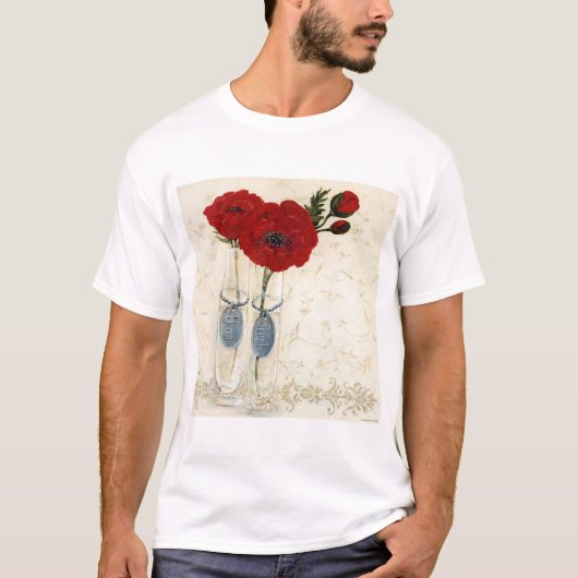 HAZ37 Geïnspireerd rood.tif T-shirt (Voorkant)