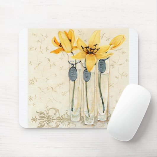 HAZ38 Geïnspireerd geel.tif Muismat (Met muis)