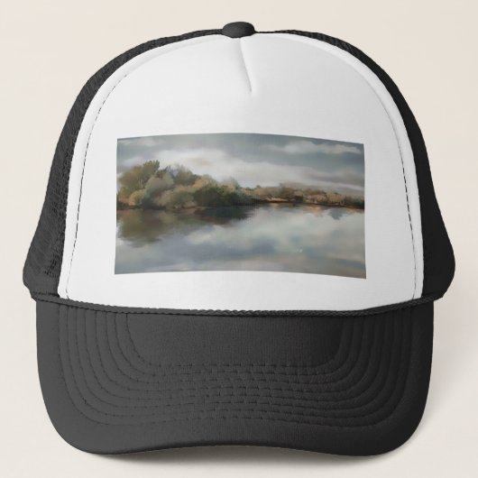 HAZ93 River Fields.tif Trucker Pet (Voorkant)