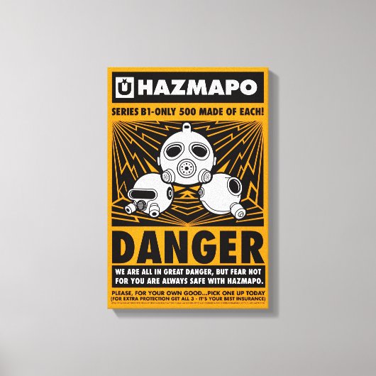 Haz Classic Poster (B1_All 3) op doek Canvas Afdruk (Voorkant)