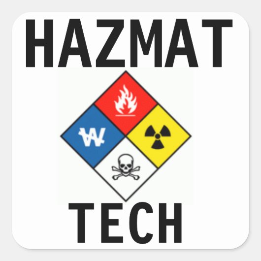 Haz Mat Tech stickers (Voorkant)