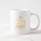 Haz que Suceda ✨ | Golden Sunrise Design Grote Koffiekop (Rechts)